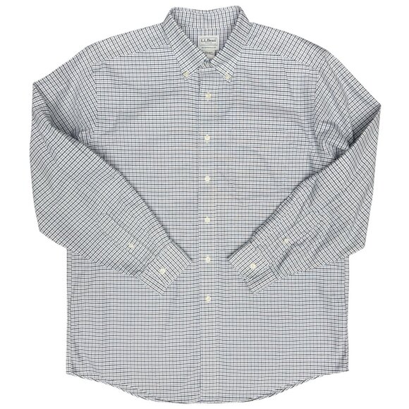 EUC Men's LL BEAN Long Sleeve Traditional Fit‎ Oxford Shirt 237807 | Size 16/34 - Picture 1 of 10